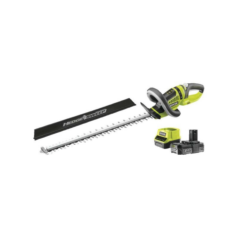 foto del prodotto tagliasiepi ryobi 18v oneplus 50cm 1 batteria 2,0ah 1 caricatore rht1851r20f