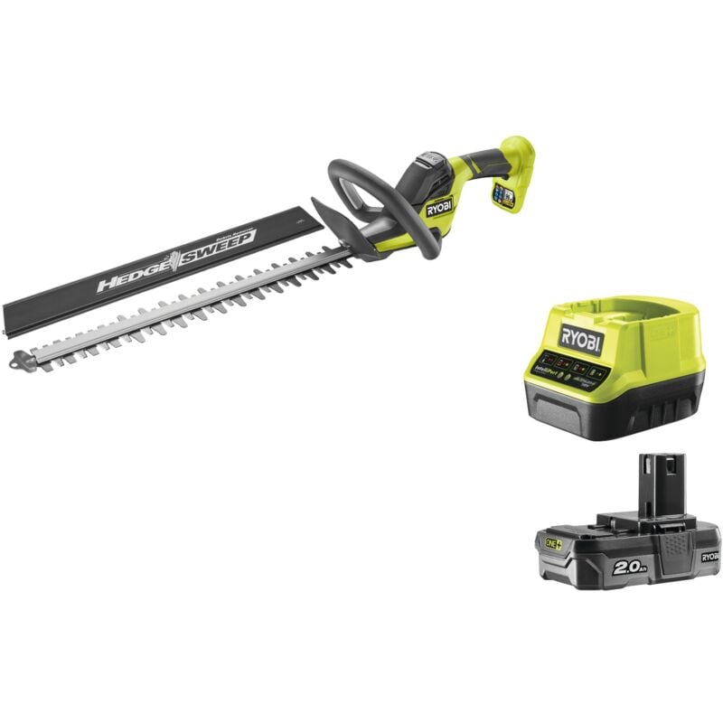 foto del prodotto tagliasiepi ryobi 18v oneplus brushless linea 45 cm 1 batteria 2,0 ah 1 caricatore ry18ht45a 120