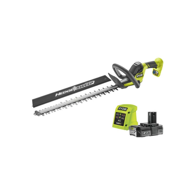 foto del prodotto tagliasiepi ryobi 18v oneplus linea 50 cm 1 batteria 2,0 ah 1 caricatore ry18ht50a 120
