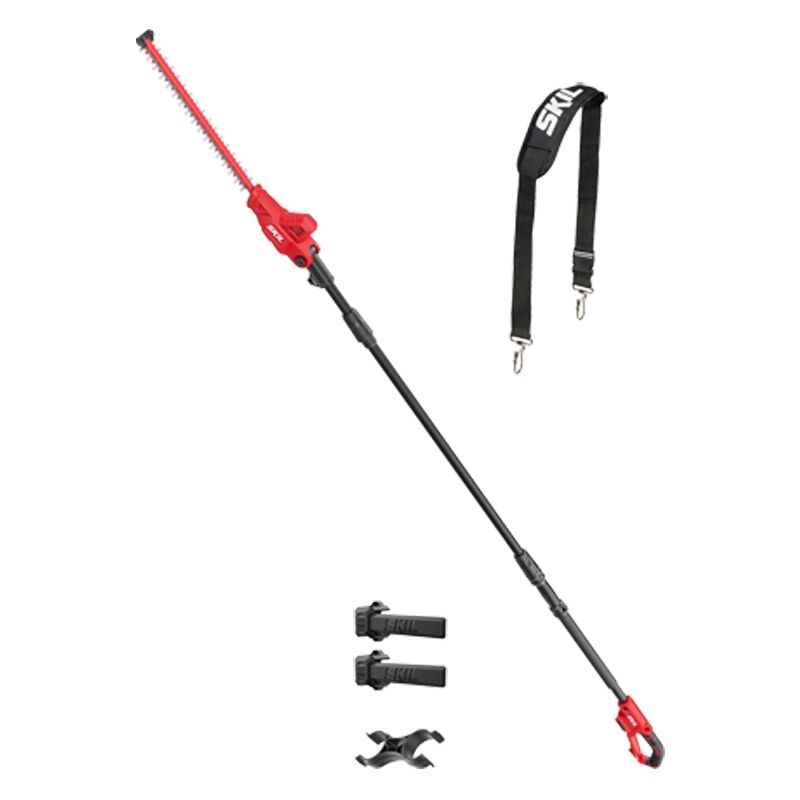 foto del prodotto tagliasiepi telescopico a batteria skil 0640ca motore 20v lunghezza lama 45 cm