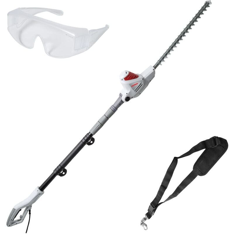 foto del prodotto tagliasiepi telescopico elettrico iths 600, 600w, lunghezza 51cm, incl. tracolla occhiali di sicurezza ikra