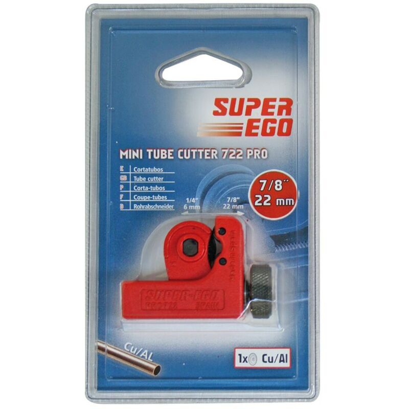 foto del prodotto tagliatubi super ego cu 722 pro 6 22 mm