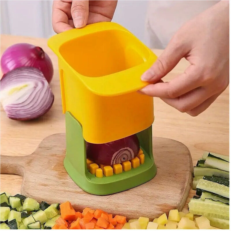 foto del prodotto tagliaverdure manuale multifunzionale cucina per affettare grattugiare tritatutto trade shop traesio