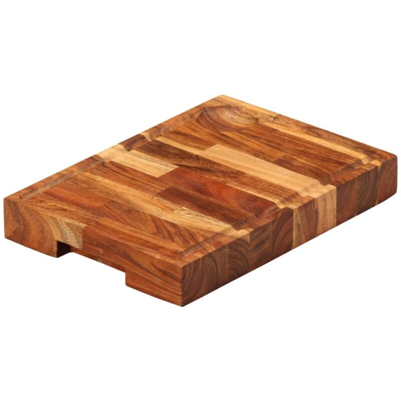 foto del prodotto tagliere 30x21x4 cm in legno massello di acacia vidaxl
