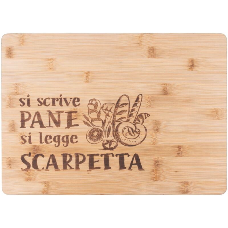 foto del prodotto tagliere bamboo 39x28x1.5cm si scrive e si legge