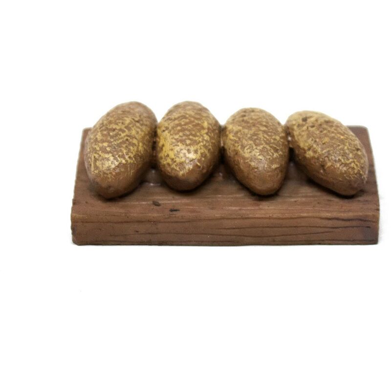 foto del prodotto tagliere con pane 5x3x1,5 cm in resina 11287