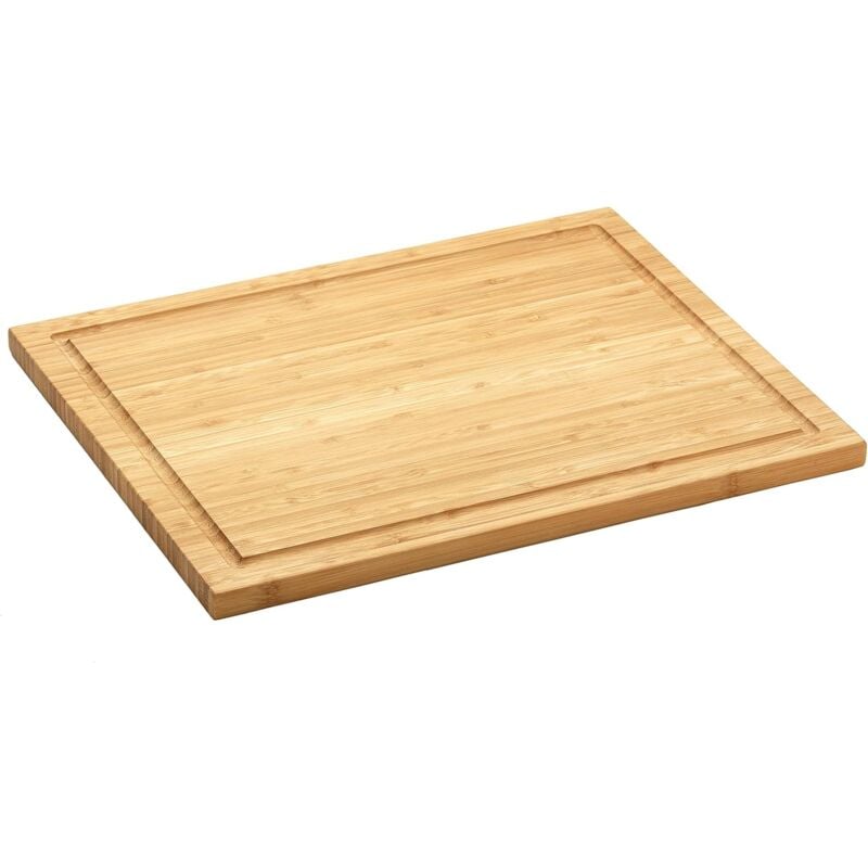 foto del prodotto tagliere da cucina legno grande tagliere bamboo massiccio con scanalatura