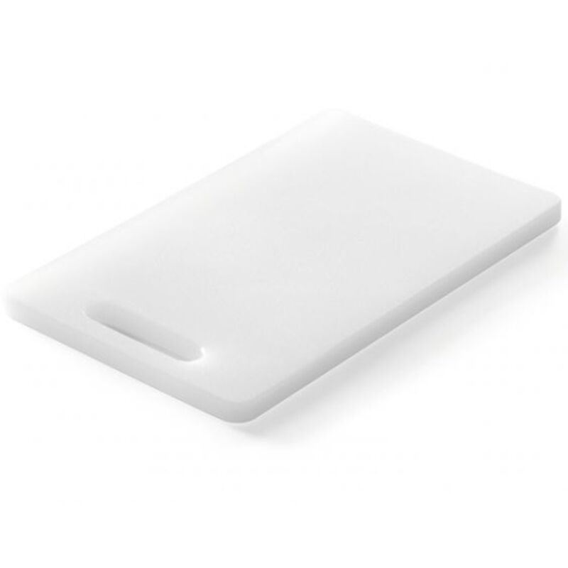 foto del prodotto tagliere da cucina per tagliare e tritare con manico in hdpe 30x20cm hendi 826355