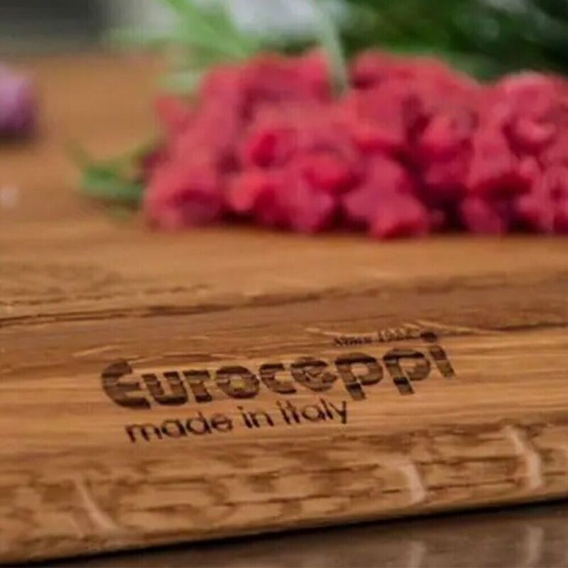 foto del prodotto tagliere professionale in legno di rovere euroceppi masterchef1 2 3 4 originale made in italy casa cucina ristorante il numero 1 misura masterchef