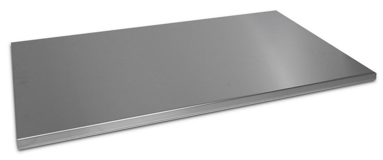 foto del prodotto tagliere spianatoia per alimenti 100x55 cm in acciaio inox alimentare lisa luxury plan