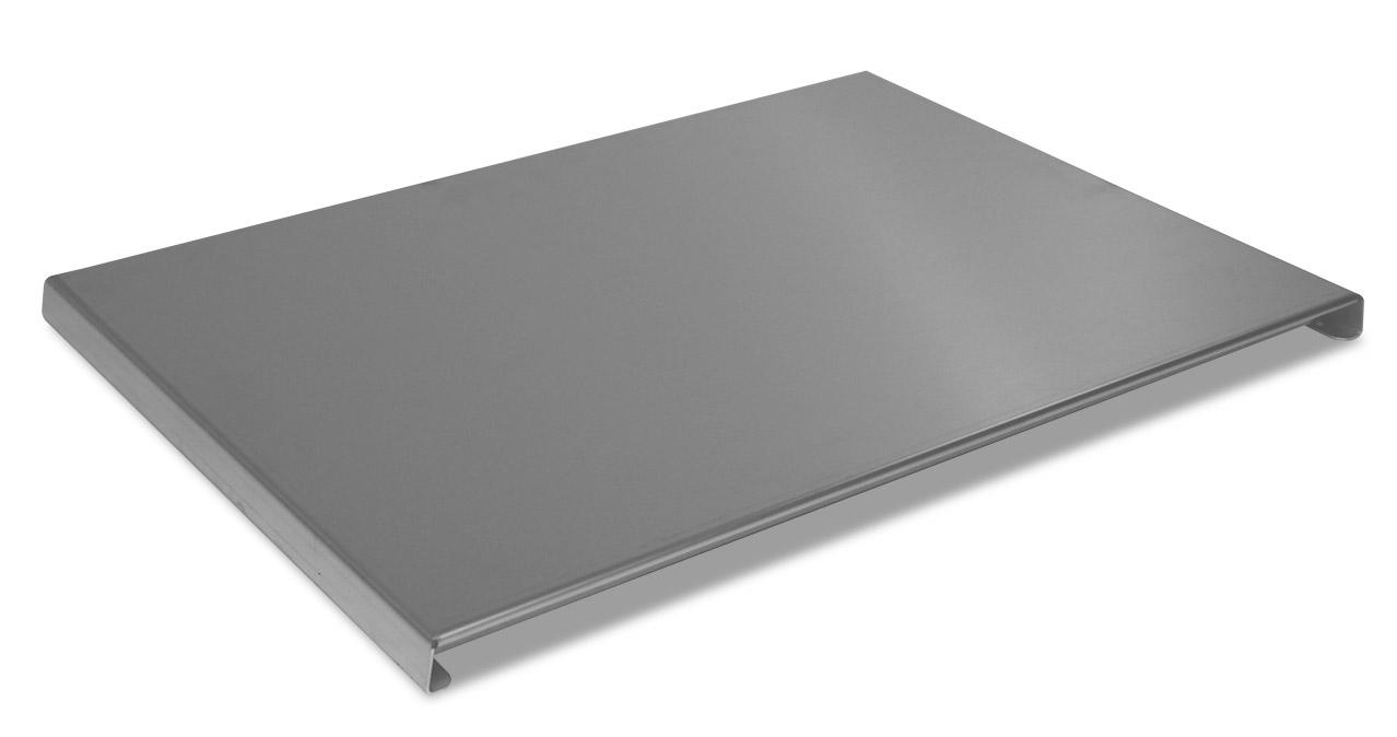 foto del prodotto tagliere spianatoia per alimenti 40x55 cm in acciaio inox alimentare lisa luxury plan