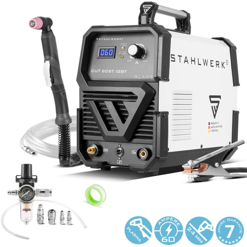 foto del prodotto taglierina al plasma cut 60 st igbt con 60 ampere fino a 24 mm di capacit di taglio stahlwerk