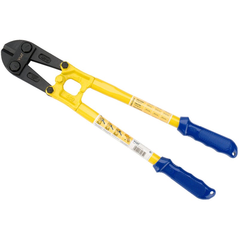 foto del prodotto taglierina per il taglio di tondini. dimensioni 135x450x32mm viat009450 viatviatviat