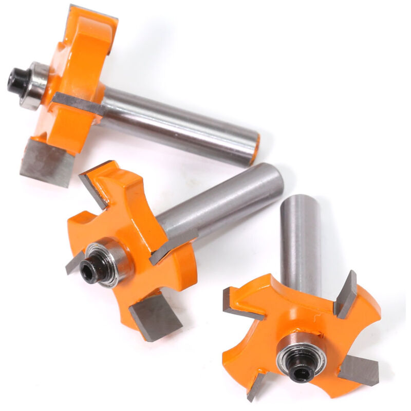 foto del prodotto taglierina per linguette e scanalature 4 lame sferiche con gambo da 8 mm a t taglierina a forma di legno, utensili per la lavorazione del legno