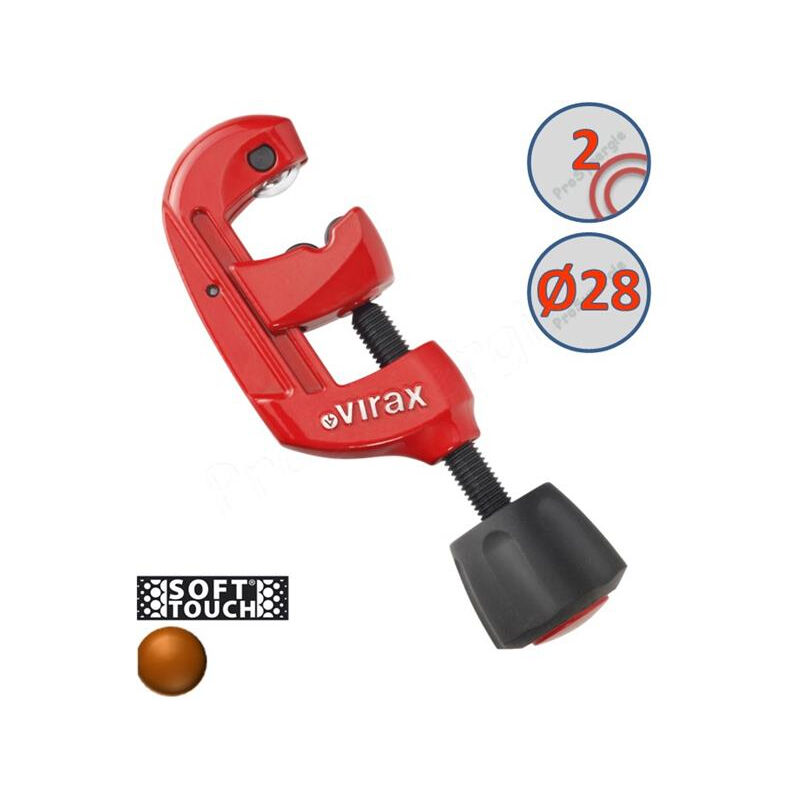 foto del prodotto taglierina per tubi di rame 6 28 mm virax 210441