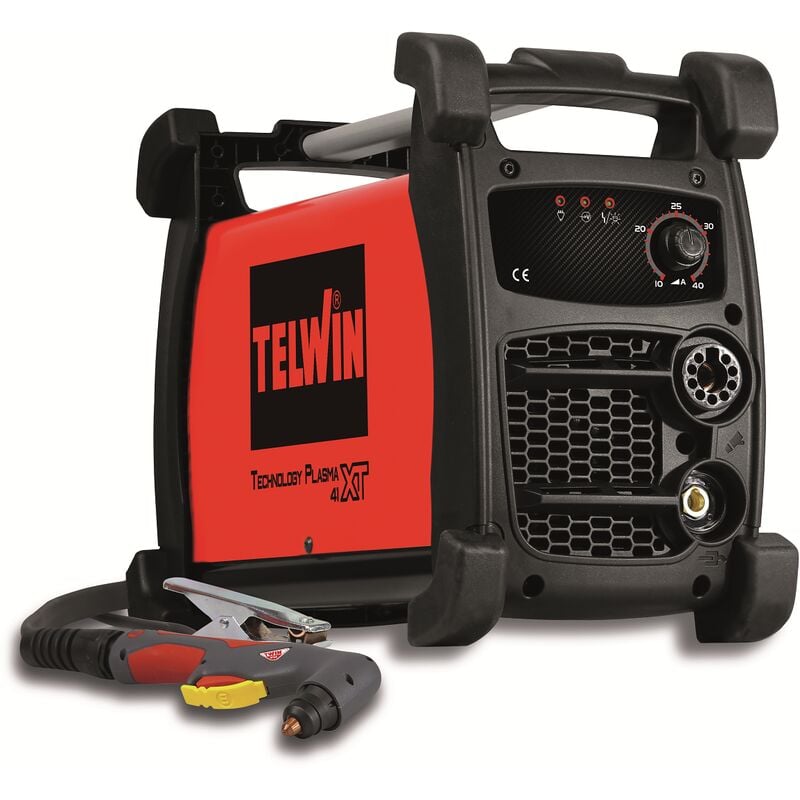 foto del prodotto taglio al plasma inverter telwin technology plasma 41 xt con torcia
