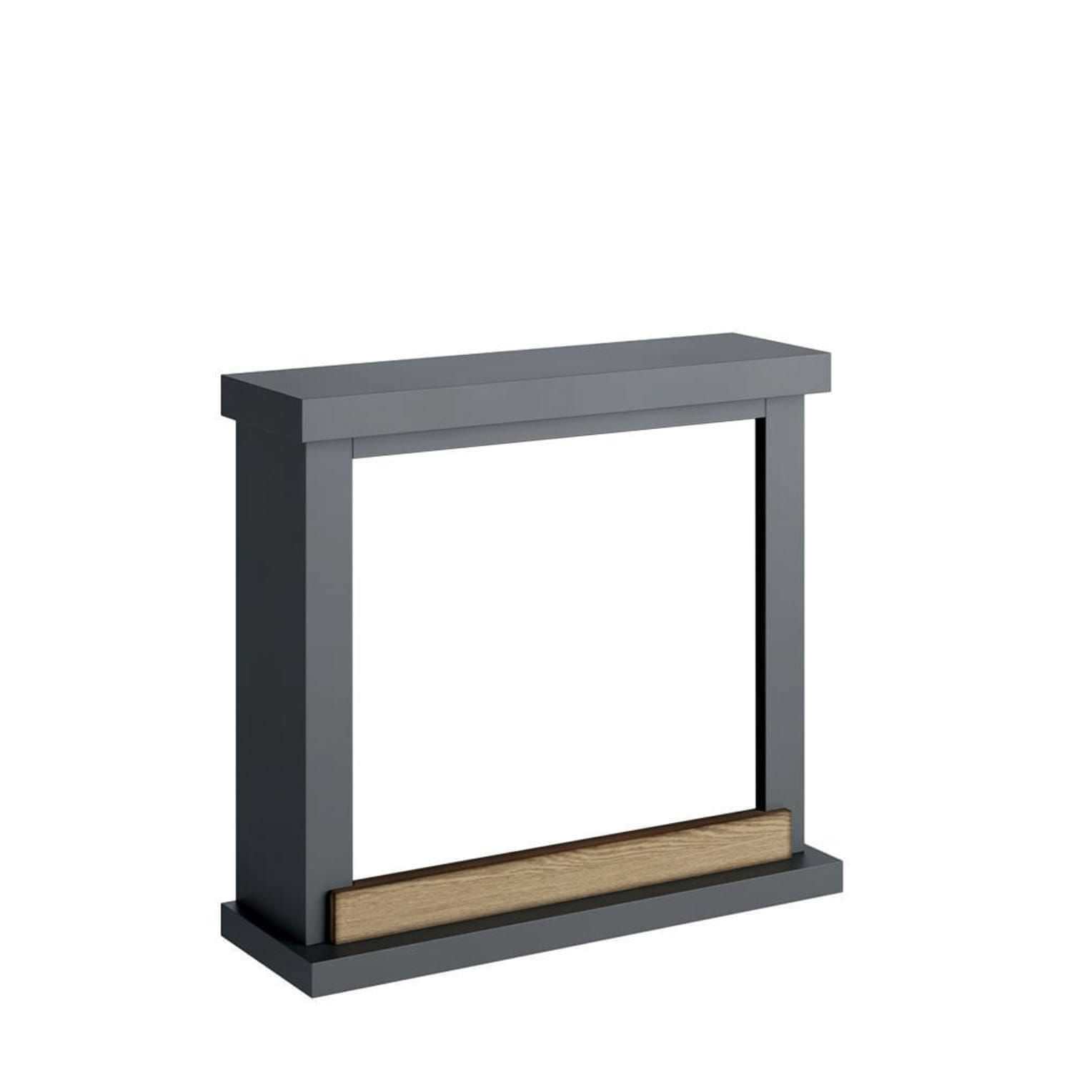 foto del prodotto tagu fm469 gr3 rivestimento per caminetto elettrico struttura in legno grigio scuro