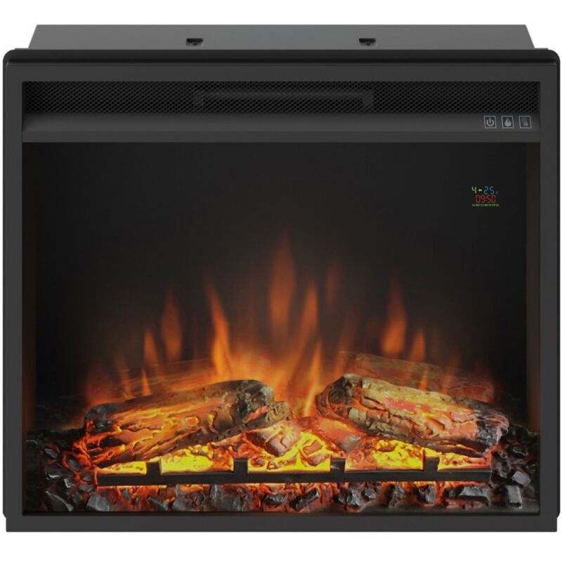 foto del prodotto tagu inserto camino elettrico da incasso parete termostato led fuoco finto