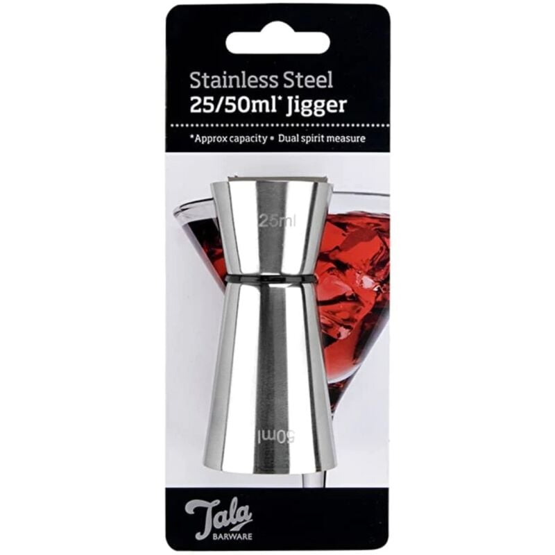 foto del prodotto tala misurino acciaio inox 25 50 ml