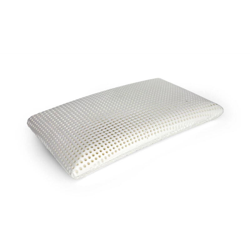 foto del prodotto talamo italia cuscino per letto, 100 made in italy, guanciale ergonomico a saponetta in memory foam forato, anallergico e traspirante, 70x40xh12