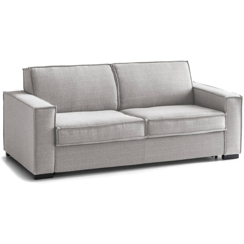 foto del prodotto talamo italia divano letto adalgisa, divano a 3 posti, 100 made in italy, sof soggiorno con apertura girevole, in tessuto imbottito, con