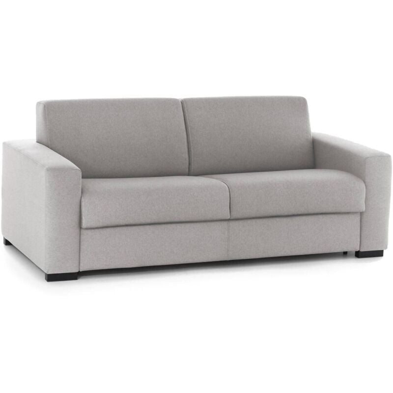 foto del prodotto talamo italia divano letto alena, divano a 2 posti, 100 made in italy, sof soggiorno con apertura girevole, in tessuto imbottito, con braccioli