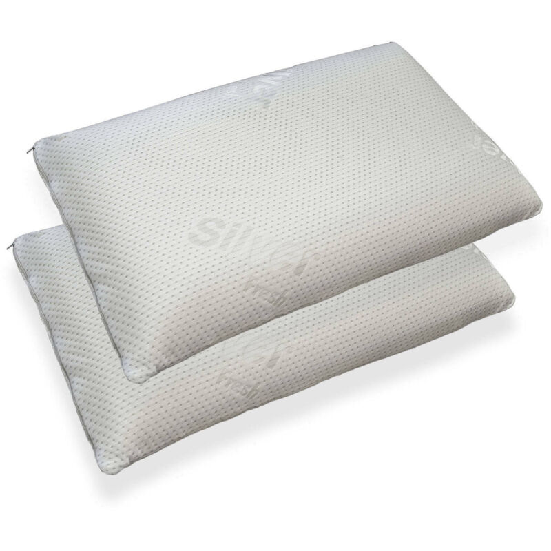 immagine 0 del prodotto talamo italia guanciale coral, cuscino per letto, poggiatesta imbottito, cuscinetto per camera da letto, made in italy, 71x41 h11 cm, bianco