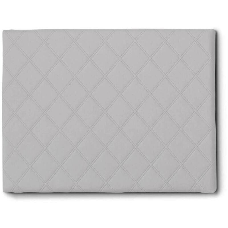 foto del prodotto talamo italia letto singolo cleziana, testata in ecopelle a muro, 100 made in italy, adatta a letto singolo, cm 90x60, bianco, con imballo rinforzato