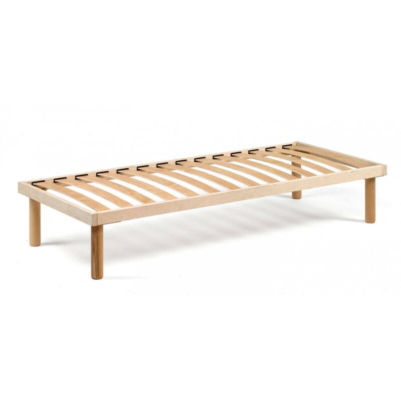 foto del prodotto talamo italia - rete letto piazza e mezza albero, rete ortopedica a doghe in legno, 100% made in italy, cm 120x190h31