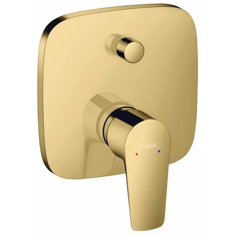 foto del prodotto talis e miscelatore ad incasso per vasca da bagno, color oro lucido 71745990 hansgrohe