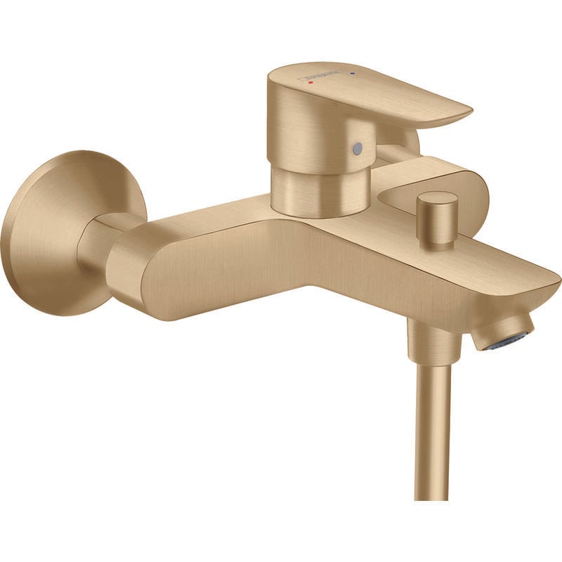 foto del prodotto talis e miscelatore per vasca da bagno, bronzo spazzolato 71740140 hansgrohe