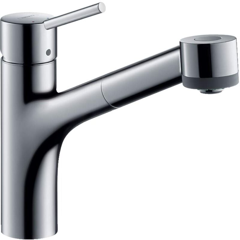 foto del prodotto talis m52 miscelatore monocomando per lavello con doccetta estraibile, cromato 32841000 hansgrohe