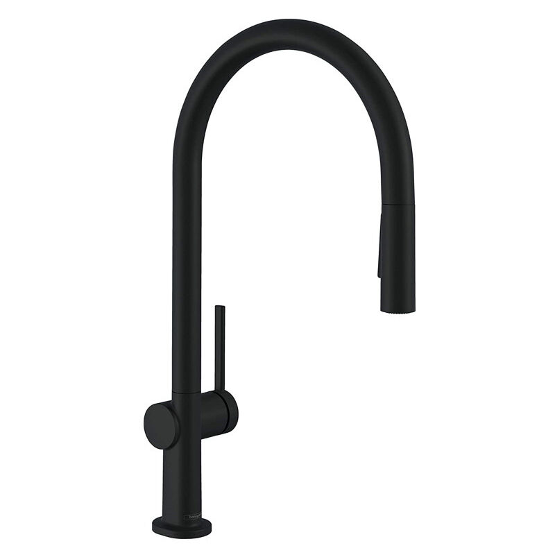 foto del prodotto talis m54 miscelatore da cucina 210, con doccia estraibile a 2 getti, nero opaco 72800670 hansgrohe