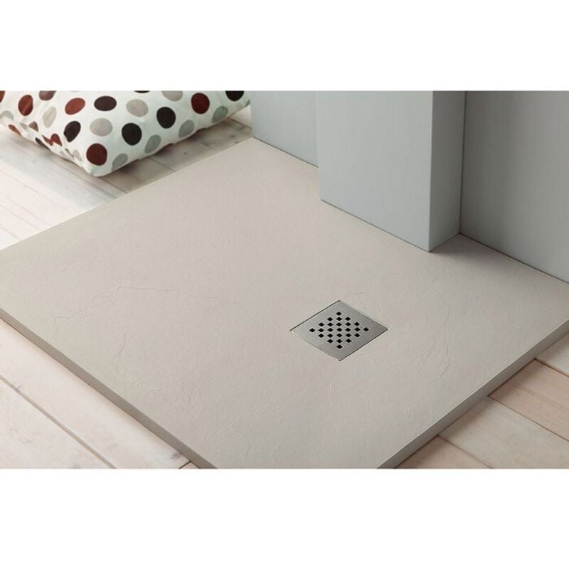 foto del prodotto tamanaco piatto doccia 70x120 h.2 5 in marmoresina bianco di