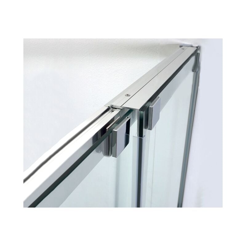 foto del prodotto tamanaco porta doccia 8psc15 in cristallo 8 mm trasparente cm. 180 con