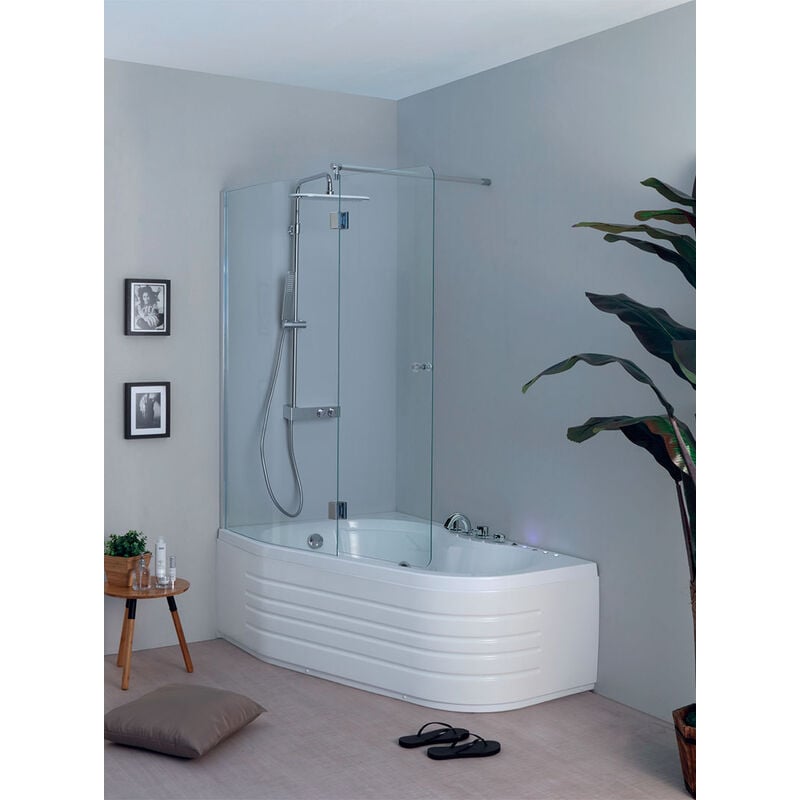 foto del prodotto tamanaco vasca wap combinata con box idromassaggio plus cm. 150x100