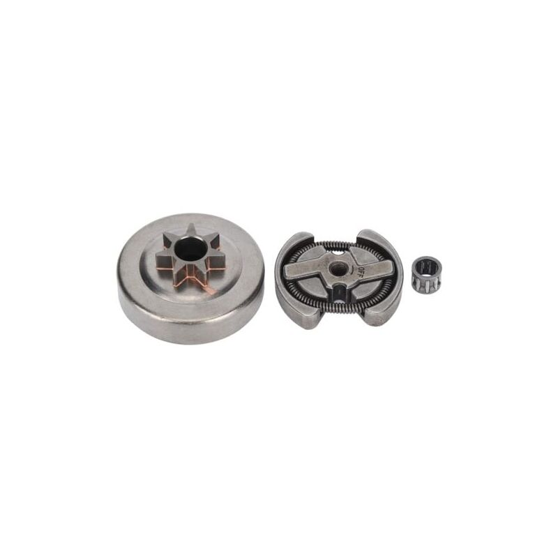 foto del prodotto tamburo frizione, gruppo cuscinetto ruota dentata tamburo frizione motosega 3 pezzi kit adatto per husqvarna 235 e 240136137141142 36 41 parti di