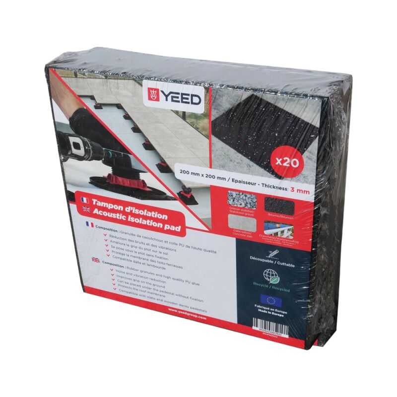 foto del prodotto tampone isolante da 3 mm yeed confezione da 20 unit 