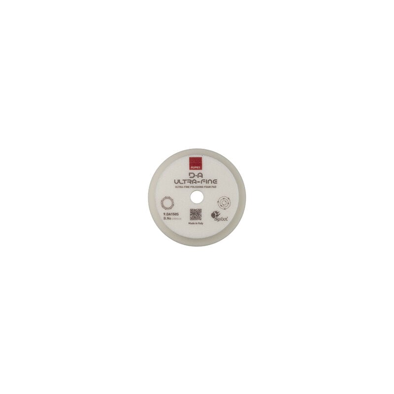 foto del prodotto tampone per lucidatura carrozzeria auto bianco da ultrafine d130 150mm rupes
