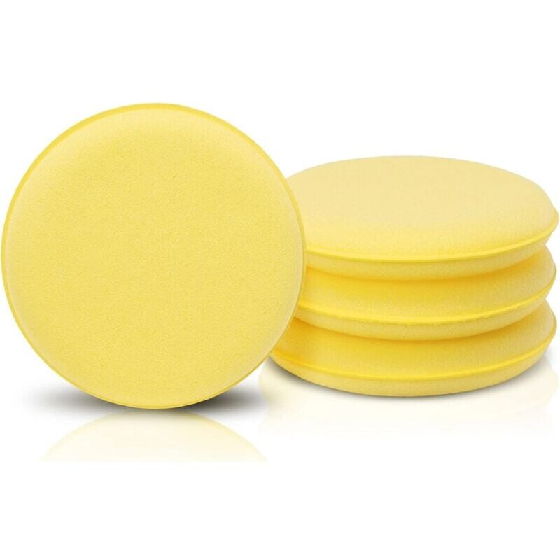foto del prodotto tamponi per lucidatura auto, tamponi per lucidatura in schiuma, spugna per lucidatura auto, applicatore di cera lucidante, tamponi per cera con