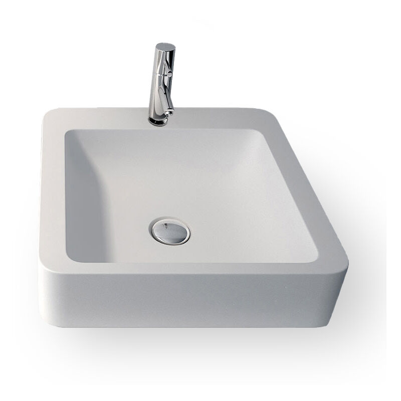 foto del prodotto tanae lavabo quadrato da appoggio lavabo