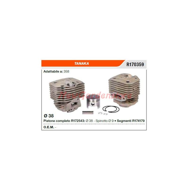 foto del prodotto tanaka cilindro pistone segmenti decespugliatore 358 r170359