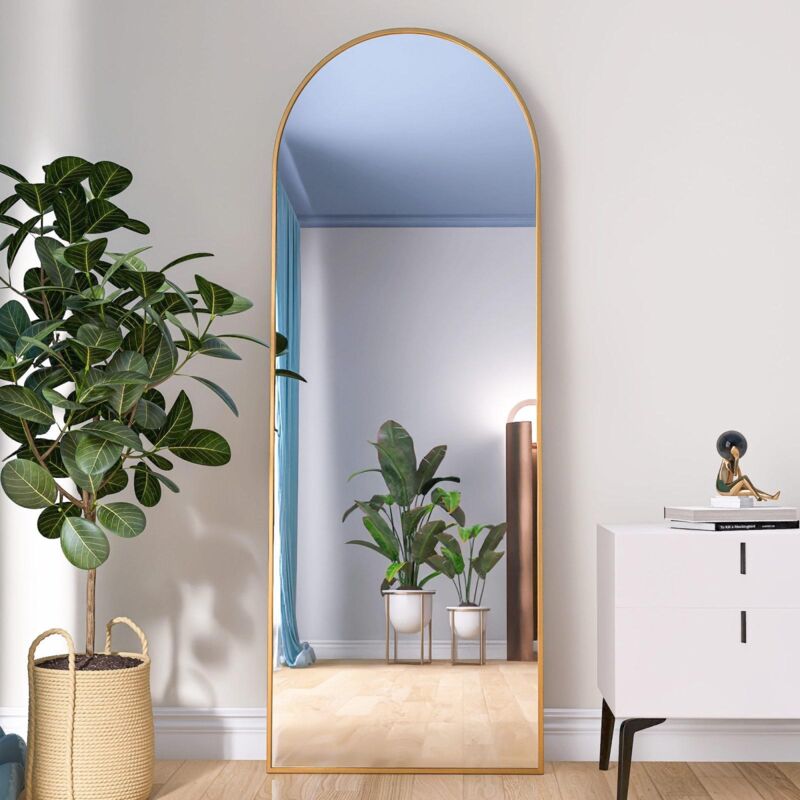 foto del prodotto tanant specchio da terra 165 x 60 cm, grande specchio da pavimento, specchio a figura intera, specchio da parete per camera da letto, spogliatoio e