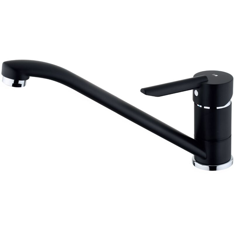 foto del prodotto tango plus rubinetto cucina nero - essebagno