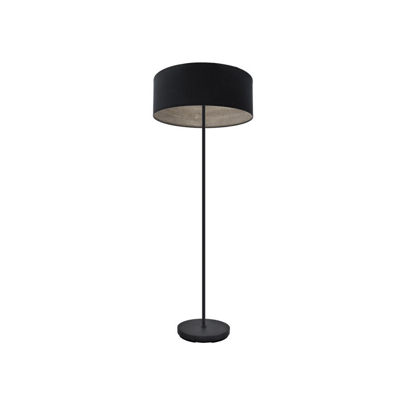 foto del prodotto tania 1xe27 nero/nero-legno grigio pavimento 162x40x40 cm - fabrilamp