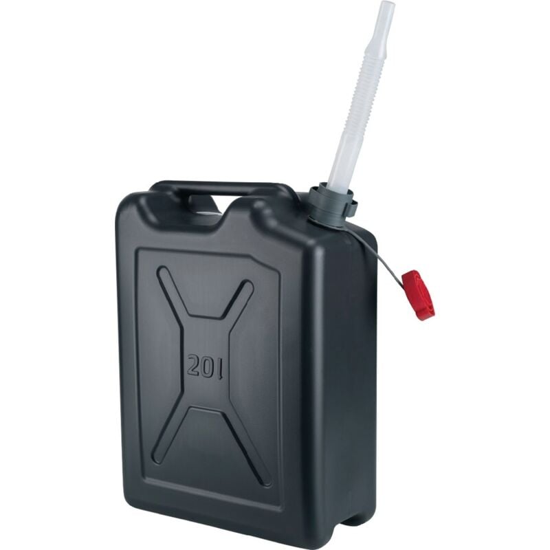 foto del prodotto tanica carburante 20l nero hdpe l350xp175xh480mm pressol
