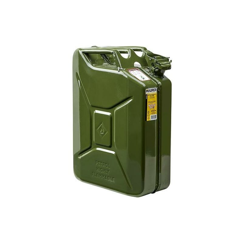 foto del prodotto tanica carburante metallo 20lt maurer 80095 