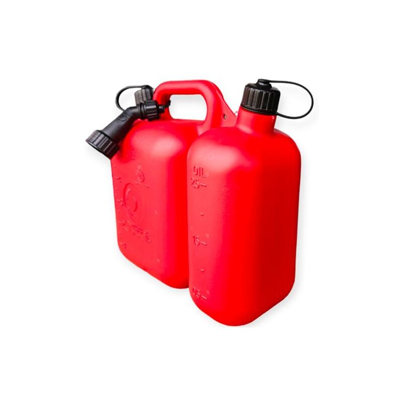 foto del prodotto tanica carburante plastica rossa doppio uso 3lt 6lt maurer