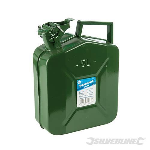 foto del prodotto tanica carburantein metallo da 5 10l silverline prezzo 5 l