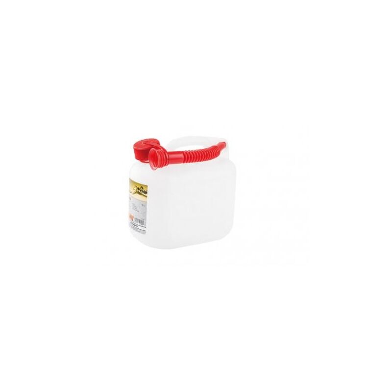 foto del prodotto tanica da trasporto carburante capacita 5 lt plastica colore trasparente